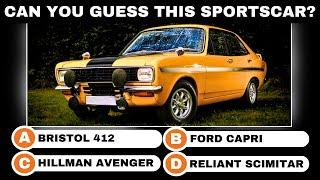 96% Will FAIL This RARE British Classic SPORTS CAR Quiz | British Classic Car Quiz 1970s