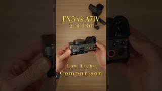 FX3 vs A7IV Lowlight Performance 