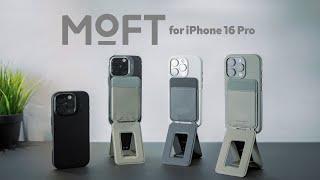 MOFT iPhone 16 Pro Cases + NEW Invisible Tripod Wallet