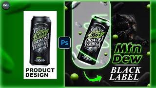 Product manipulation in Photoshop /How to Design Product Ads in Photoshop/Photoshop Tutorial