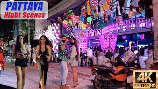 [4K] Pattaya Ride at Night, Soi 6, Walking Street, Soi Buakhao, Soi 7, Soi 8 - 17 December 2021