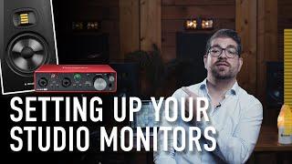 How to Setup Your Studio Monitors (With an Audio Interface) | ADAM Audio