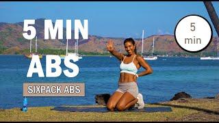 5 MIN DAILY ABS WORKOUT - At Home Total Core Routine | The Modern Fit Girl | 5 min Flat Abs