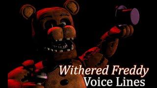 Withered Freddy Voice Lines Animated