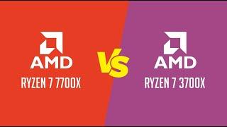 AMD Ryzen 7 7700X vs AMD Ryzen 7 3700X - Apps and games benchmark