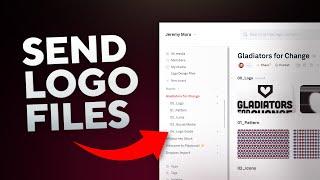How I Send Logo Files to Real Clients