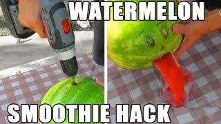 Simple Watermelon Smoothie Hack