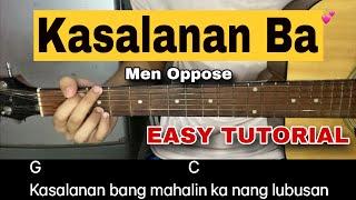 Kasalanan Ba - Men Oppose | EASY GUITAR TUTORIAL