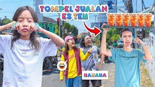 LEIKA HELP TOMPEL SELLING VIRAL JUMBO ICED TEA  FUNNY KIDS REACTION