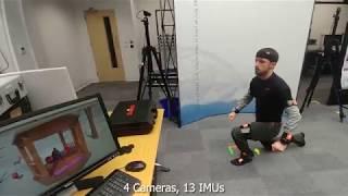 Real-time Full-Body Motion Capture from Video and IMUs - Live Demo