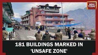 Joshimath Sinking : 863 Buildings In Joshimath Develop Crack, 181 Buildings Marked In 'Unsafe Zone'