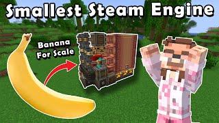 You Can't Make a Smaller Steam Engine Than This in Create