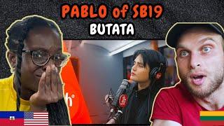 REACTION TO PABLO (SB19) - Butata (Live on Wish 107.5 Bus) | FIRST TIME HEARING BUTATA