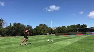 Goal kicking. High tee vs Low tee