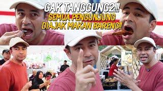 RAFFI AJAK SEMUA PENGUNJUNG MAKAN BARENG DI JAJARANS FESTIVAL!!! RATUSAN PORSI LUDES!!!