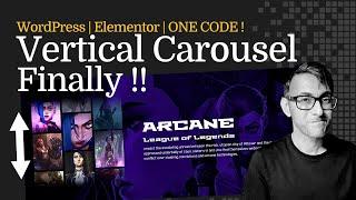 Simplest Vertical Carousel for WordPress / Elementor