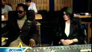 Michael Jackson and Will-I-Am in Ireland (Behind the scenes)