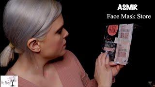 A Relaxing Face Mask Store ASMR Roleplay: Face Brushing & Crinkles