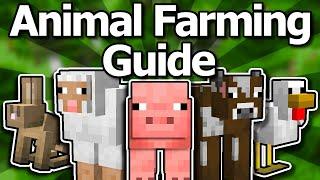 Ultimate Minecraft 1.20 Animal Farming Guide - Auto Farm Pig, Sheep, Cow, Rabbit & Chicken