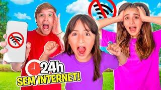 Passamos 24 HORAS SEM INTERNET *surtamos