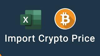 Import Crypto Price In Excel