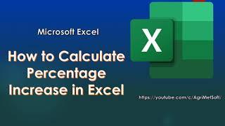 How to Calculate Percentage Increase in Excel