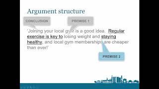 Structuring an argument