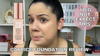 CATRICE TRUE SKIN HYDRATING FOUNDATION REVIEW | DRY SKIN TESTED