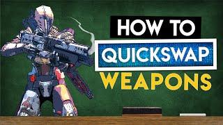 Weapon QUICK SWAP - PVP or HIGH DPS Technique (Destiny 2)