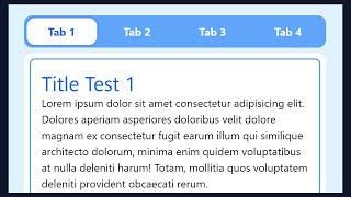 Tabs in React JS, Next JS And Tailwind CSS