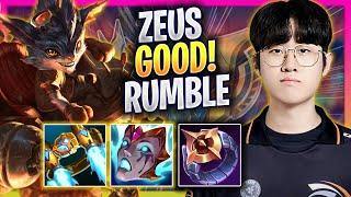 ZEUS IS SO GOOD WITH RUMBLE! - HLE Zeus Plays Rumble TOP vs Jayce! | Season 2025