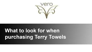 Buyer's guide for Terry Towels