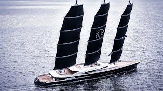 The Black Pearl, a $250-million yacht with sails - by Rudy Maxa