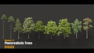 Photorealistic Trees in Blender 3.5 || Free