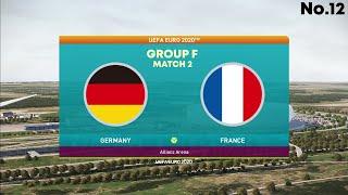 Germany vs France | UEFA EURO 2020 | Matchday 1 Group F | PES 2021