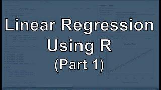 Linear Regression using R