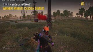 PUBG (PS5): Epic Chicken Dinner in MIRAMAR (Mexico)!!! Last player was 380 LV. Clan member 