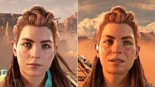 Horizon Zero Dawn Remastered vs Horizon Forbidden West - Graphics Comparison