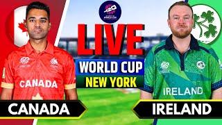 Canada vs Ireland T20 World Cup Match | Live Score & Commentary | CAN vs IRE Live | ICC T20 WC 2024