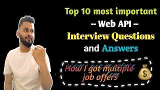 Top most asked Web API interview questions and answers | Web API interview series | Part - 1