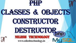 PHP OOPS Tutorial | classes & objects | Constructor & Destructor | 2020