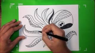 Dreamdoodle Art Project - How to Draw - Jasey Crowl