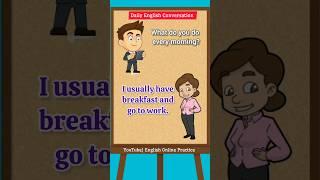 Daily English Conversation For English speaking ️ #englishconversation #shorts #shortvideo