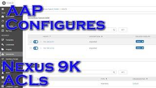 Ansible Automation Platform Configures Nexus 9K ACLs