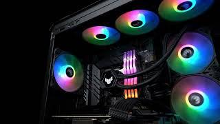 ASUS TUF Gaming TF120 ARGB chassis fan E-Tail Video