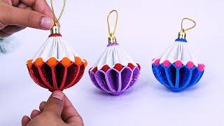 How to Make Ornaments for Christmas Decorations at Home  DIY Xmas Crafts