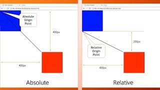 Absolute vs relative positioning | CSS Tutorial | With Live Preview | CSS3 | 2017 Must Watch