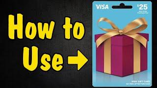 How to Use a Visa Gift Card (Redeem and Spend it on Something: No Activation)
