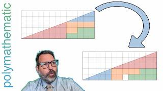 Where'd that block come from? Missing Block Area Optical Illusion