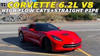 2015 Chevy Corvette 6.2L V8 w/ High Flow Cats & Straight Pipe!